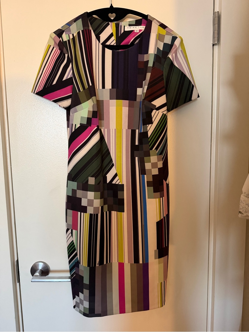 Geometric Multi-Color Shift Dress by Trina Turk